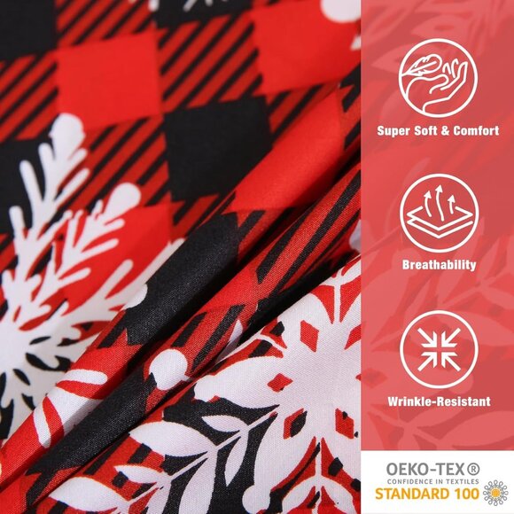 JSD QUEEN/KING CHRISTMAS SHEET SETS NIP - Picture 7 of 7